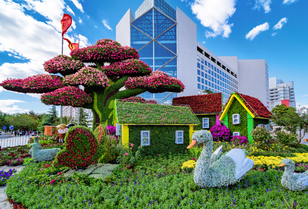 秘广场花坛的故事开元棋牌带你揭(图4) 秘广场花坛的故事开元棋牌带你揭(图4)